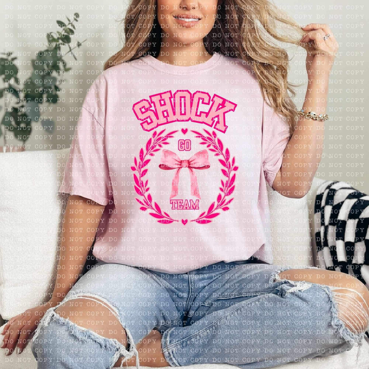 Shock go team PINK (ECHT) 24802 DTF transfer