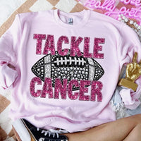 Tackle cancer football 53634 DTF transfer