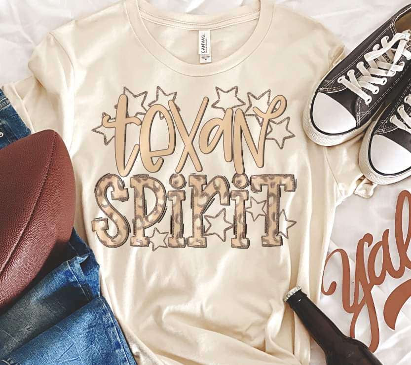 Texan spirit leopard 33839 DTF transfer