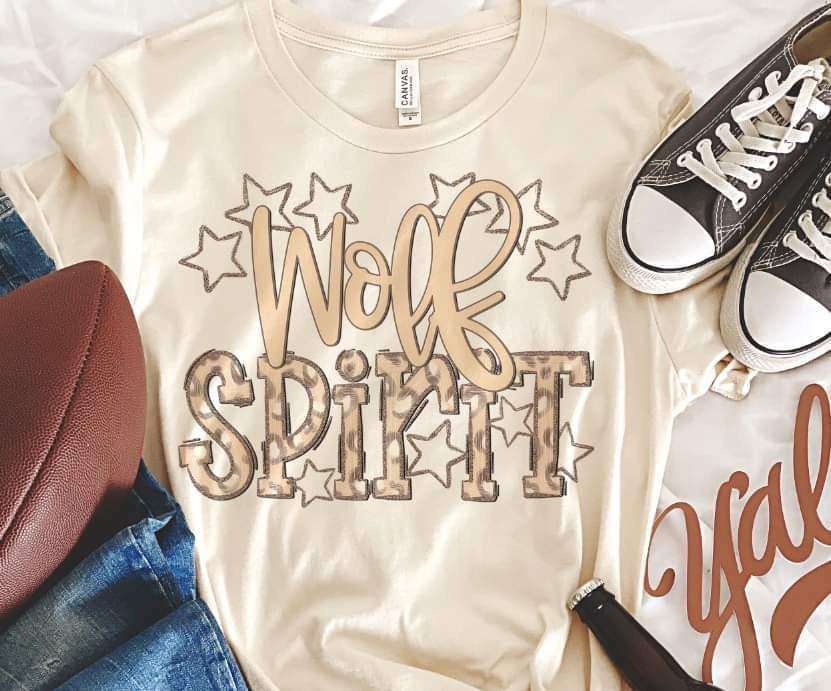 Wolf spirit leopard 33836 DTF transfer