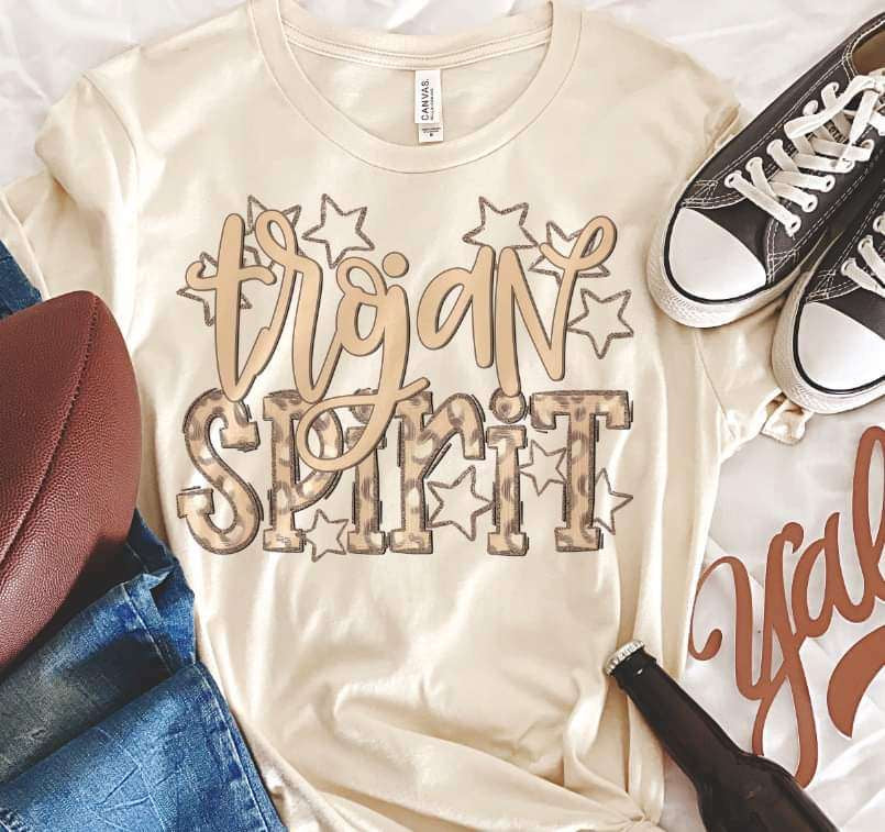 Trojan spirit leopard 33833 DTF transfer