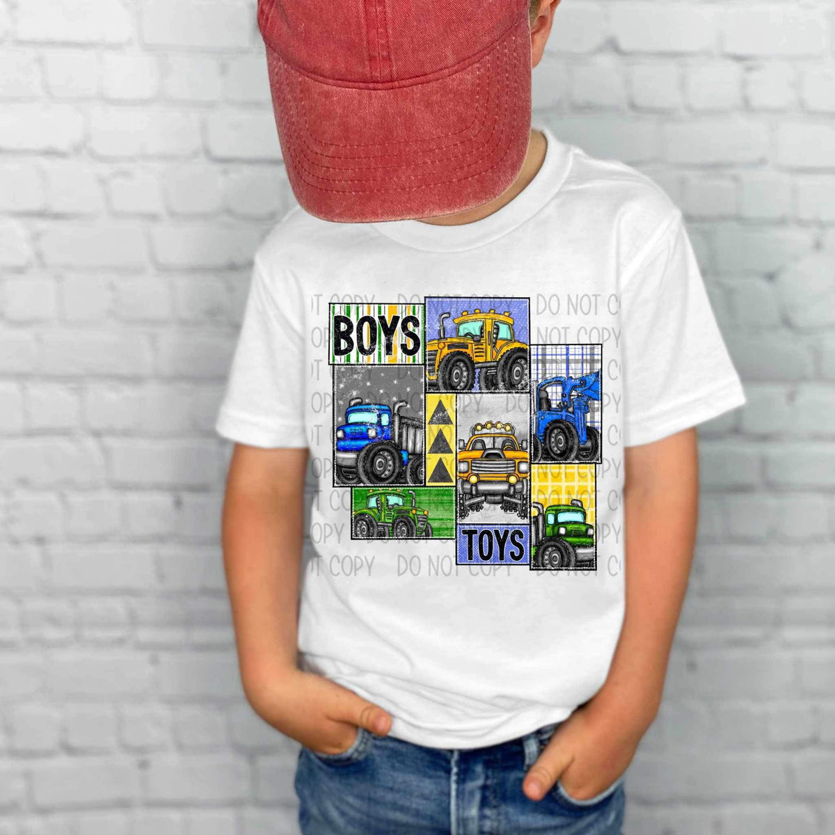 Boy toy collage (SWD) 24925 DTF transfer