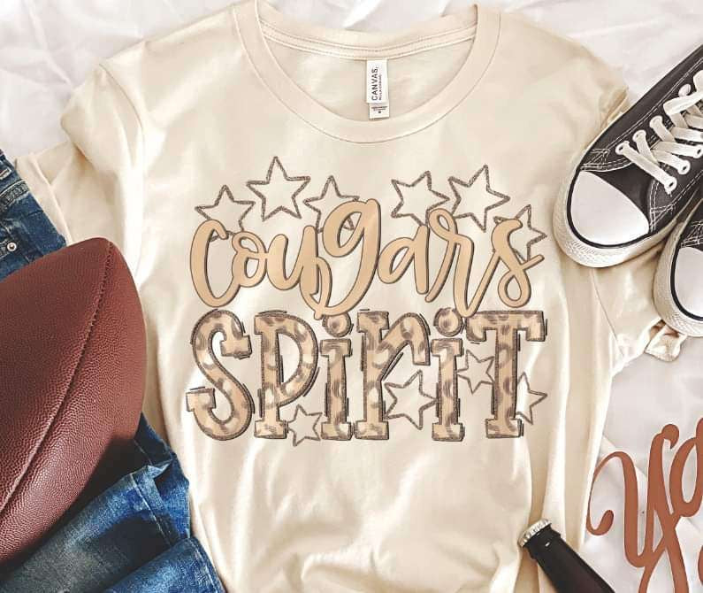 Cougar spirit leopard 33831 DTF transfer