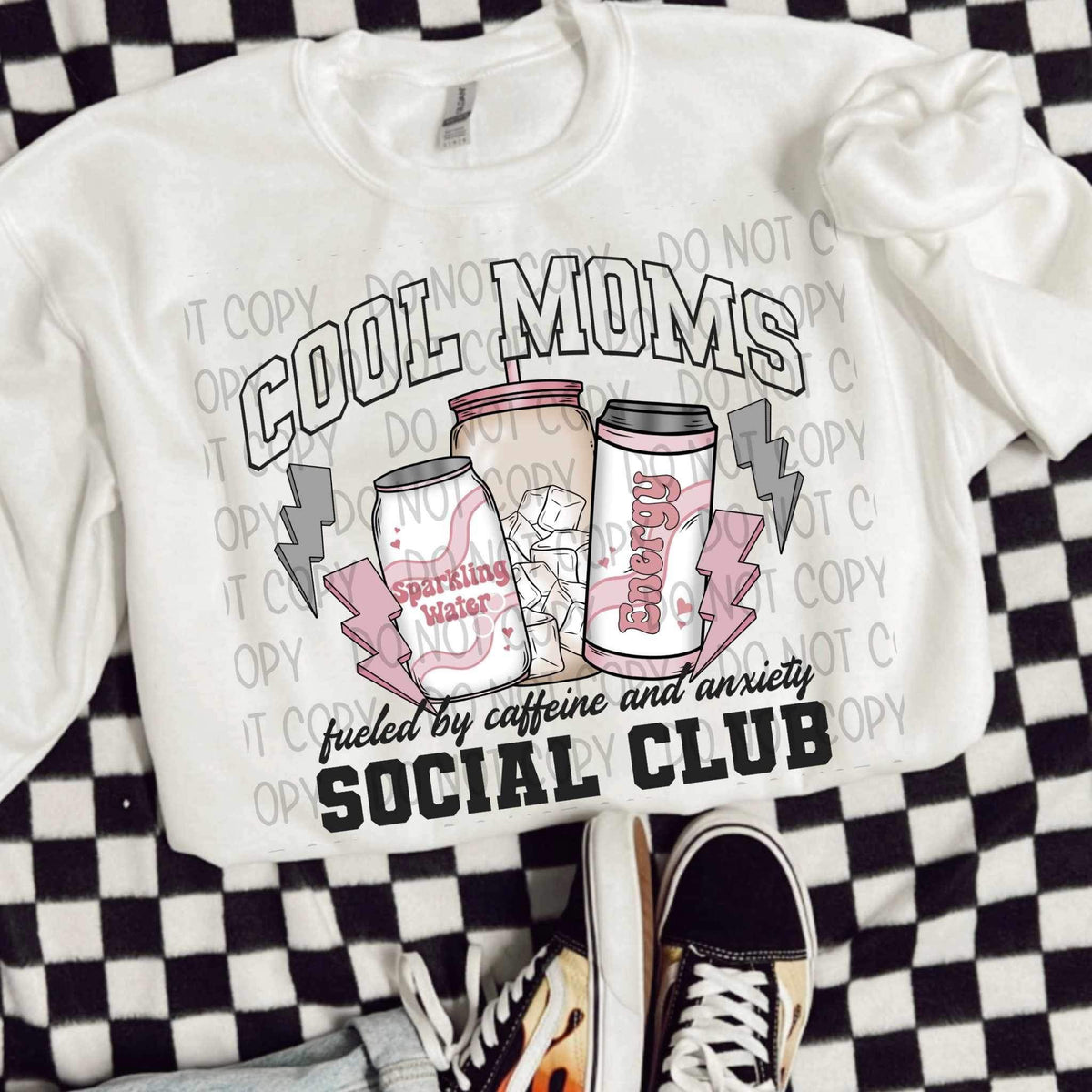 Cool moms social club (SWD) 24920 DTF transfer