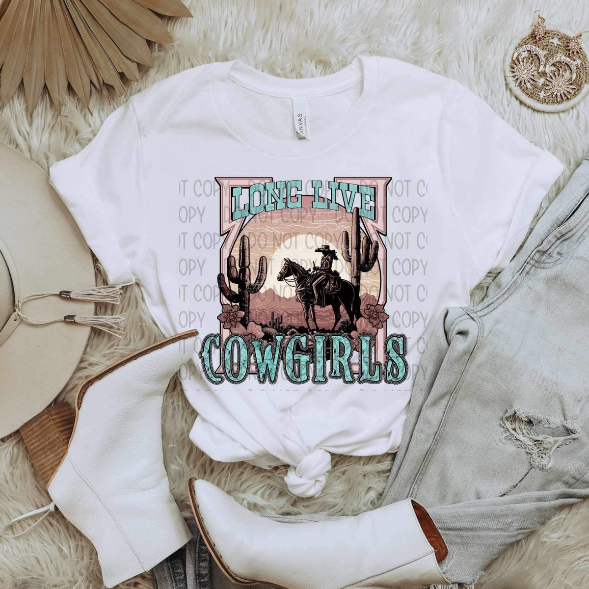 Long live cowgirls (SWD) 24918 DTF transfer