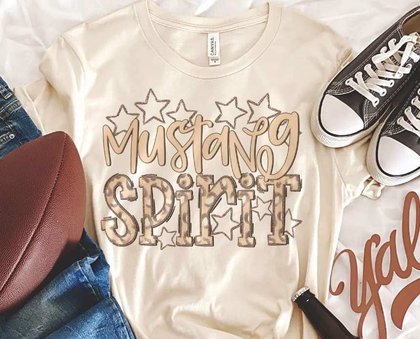 Mustang spirit leopard 33849 DTF transfer