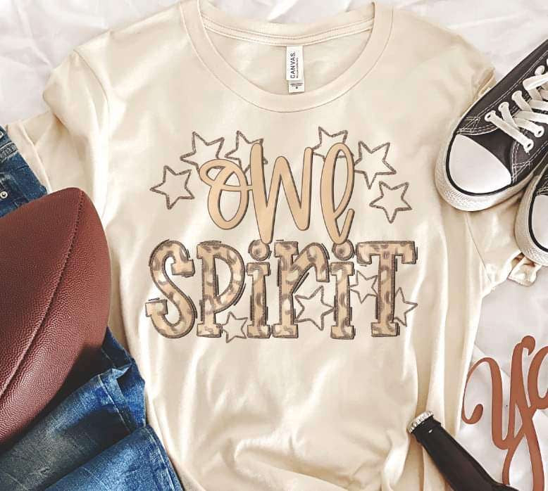 Owl spirit leopard 33847 DTF transfer