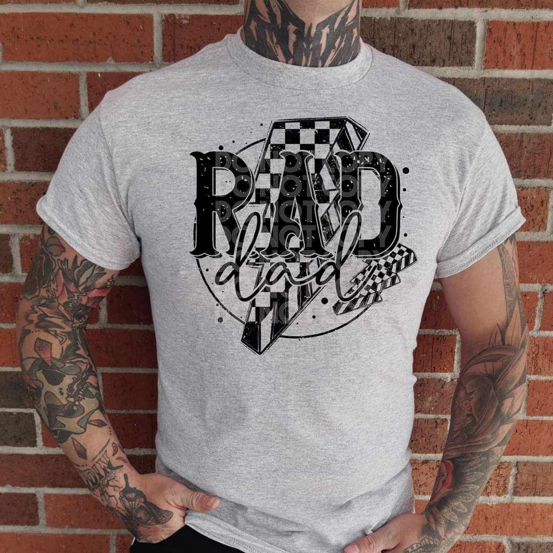 Rad dad circle 33867 DTF transfer