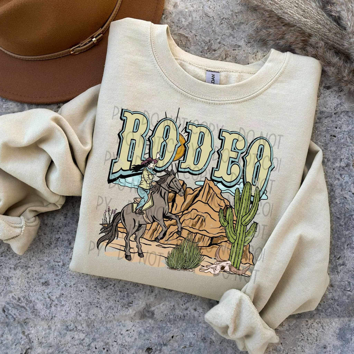 Rodeo horse (SWD) 24904 DTF transfer