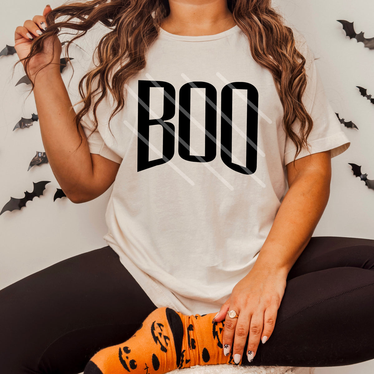 BOO black (SBB) 110995 DTF transfer