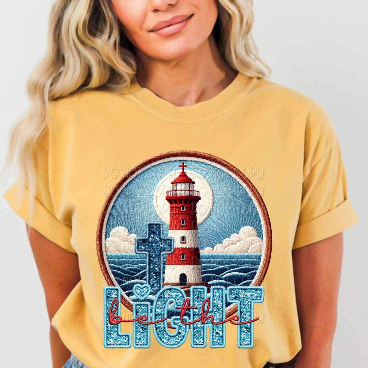 Be the light lighthouse 24957 DTF transfer