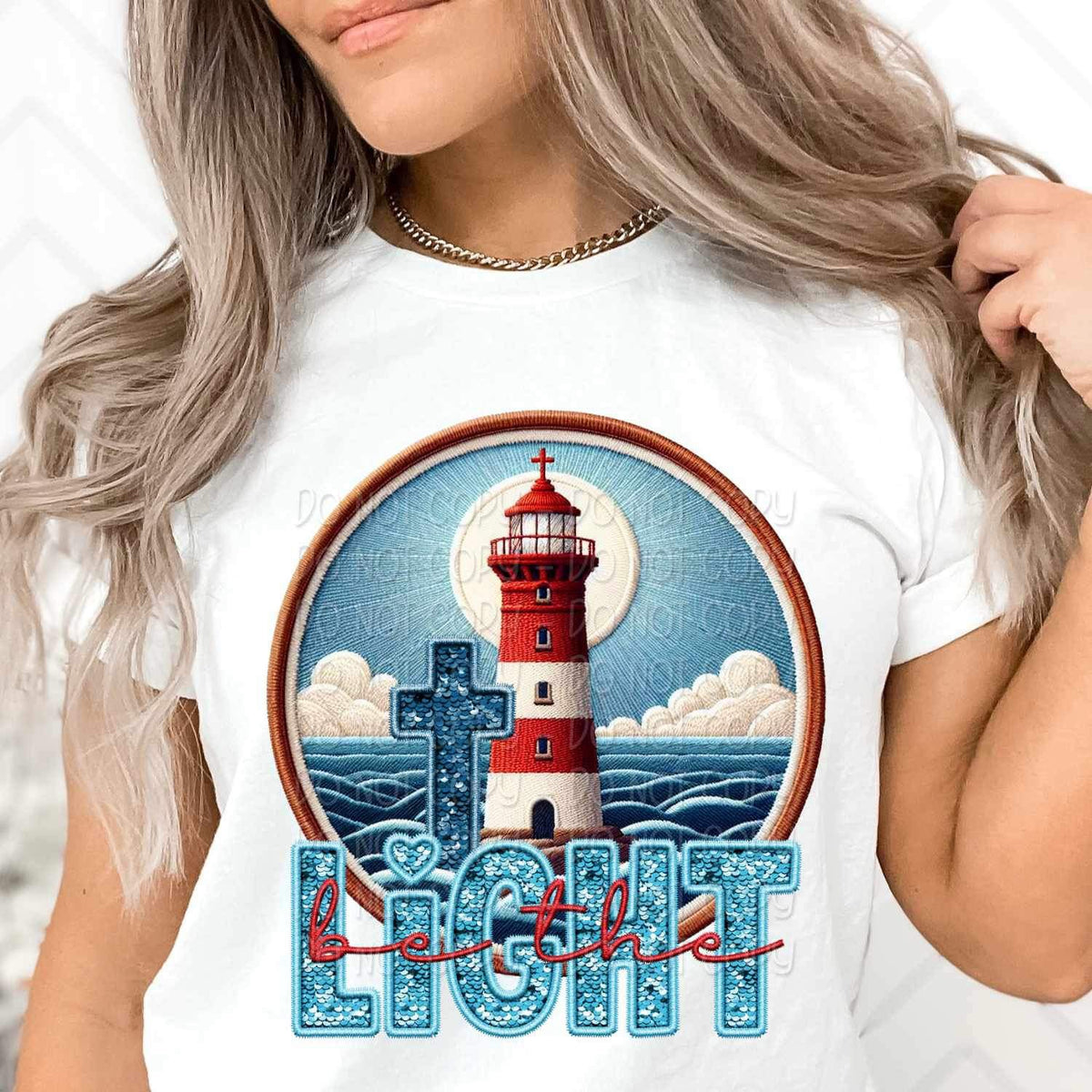 Be the light lighthouse 24957 DTF transfer
