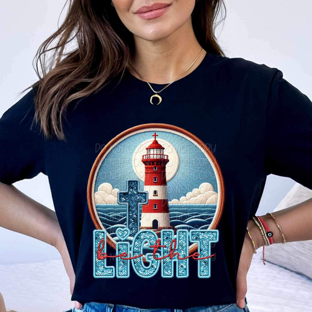 Be the light lighthouse 24957 DTF transfer