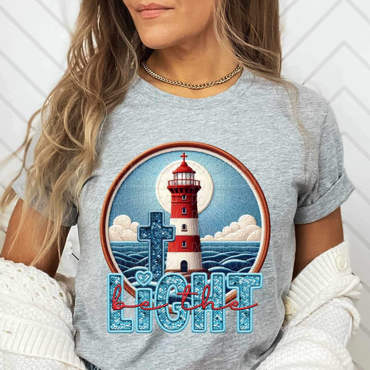 Be the light lighthouse 24957 DTF transfer