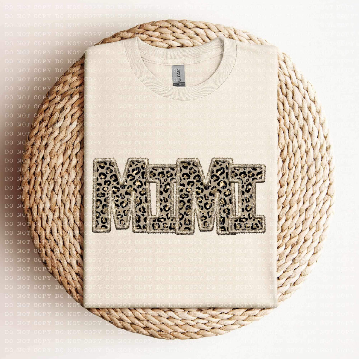 Mimi (sequin leopard embroidery) 11975 DTF Transfer
