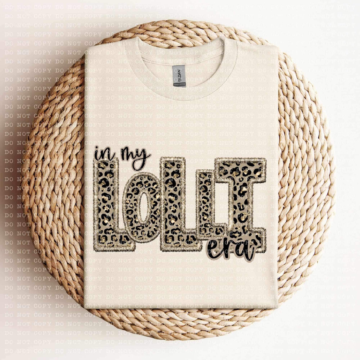 In my lolli era (sequin leopard embroidery) 11970 DTF Transfer