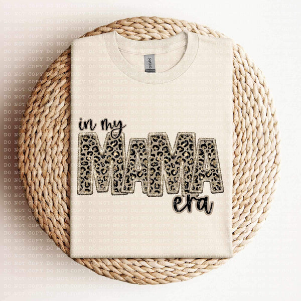In my mama era (sequin leopard embroidery) 11969 DTF Transfer