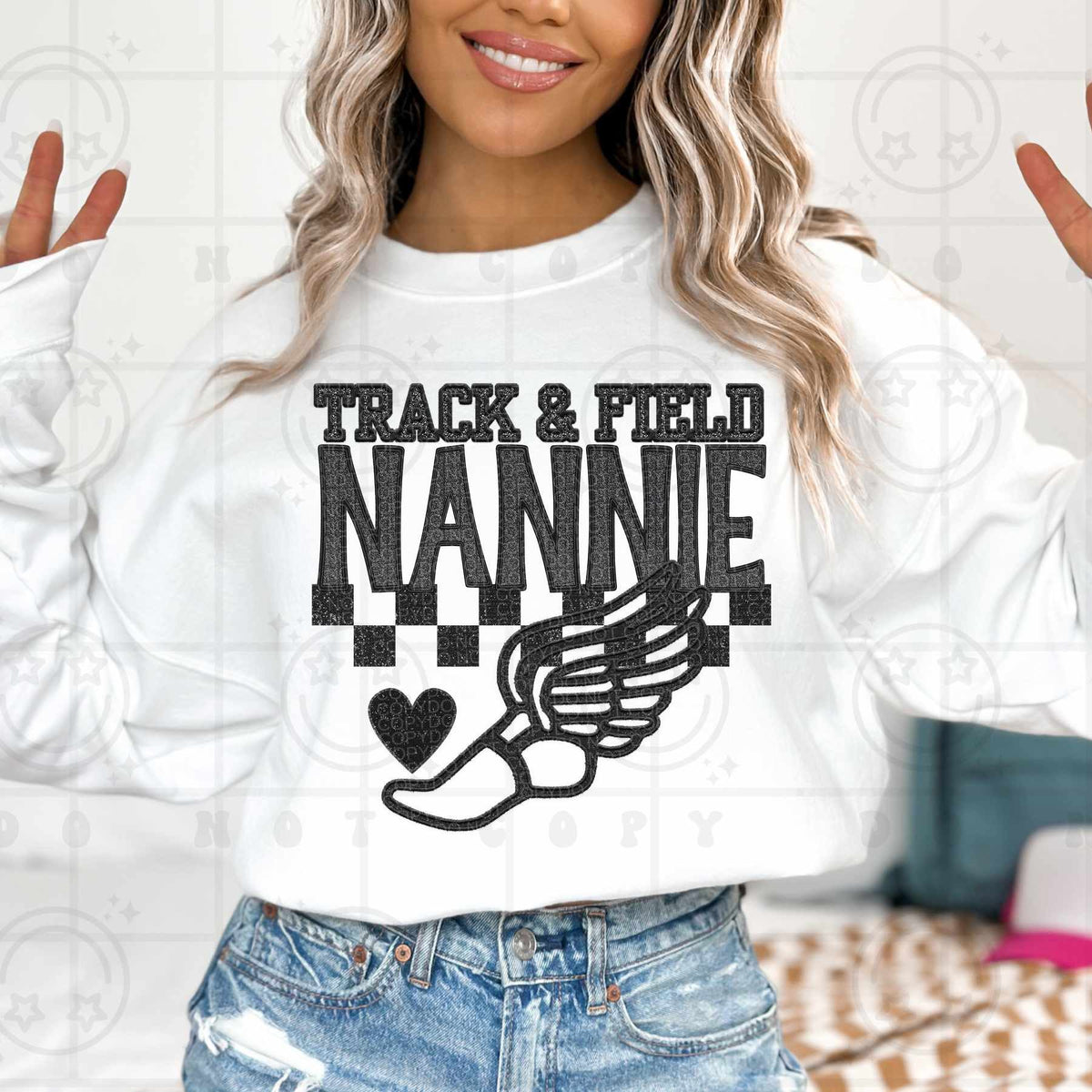 Track & field nannie (HW) 84545 DTF transfer