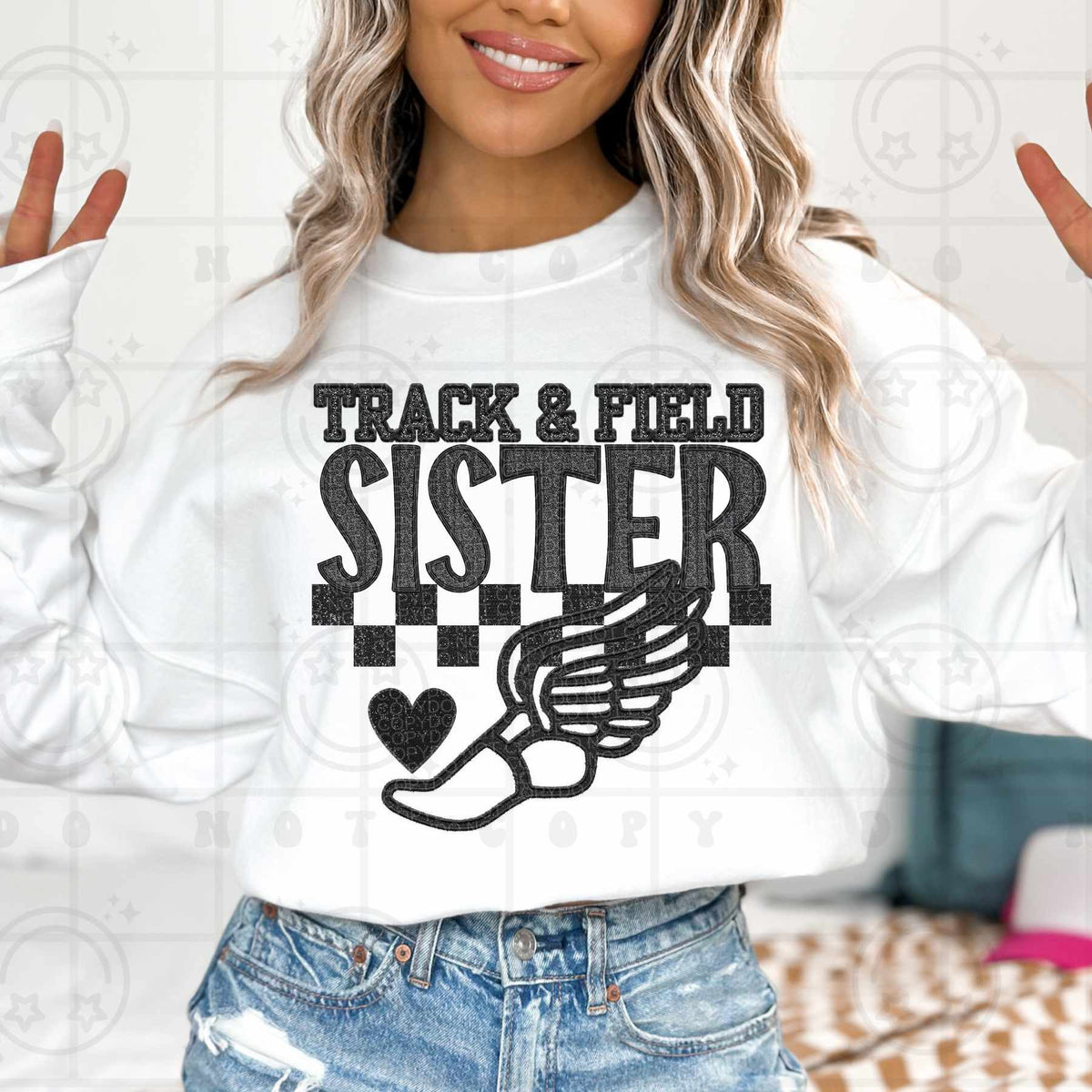 Track & field sister (HW) 84544 DTF transfer