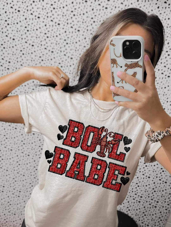 boil babe glitter (CCD) 24974 DTF transfer