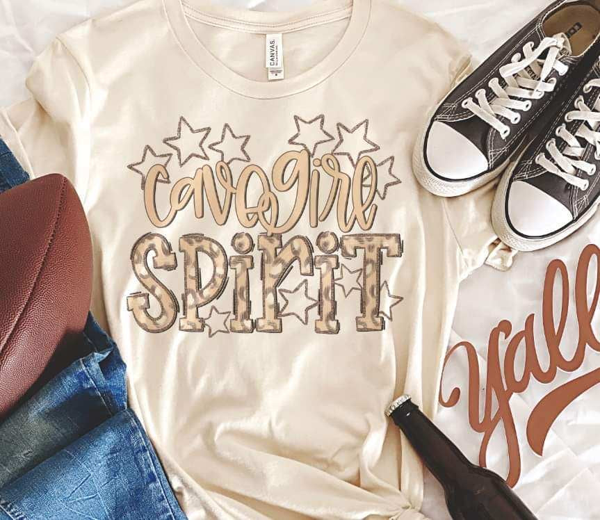 Cavegirl spirit leopard (S&G) 33962 DTF transfer