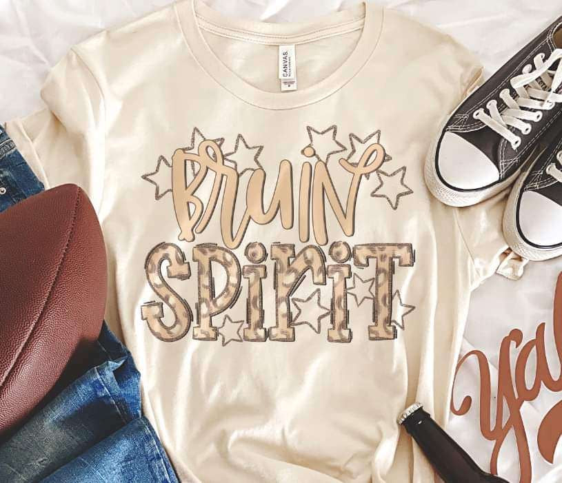 Bruin spirit leopard (S&G) 33954 DTF transfer