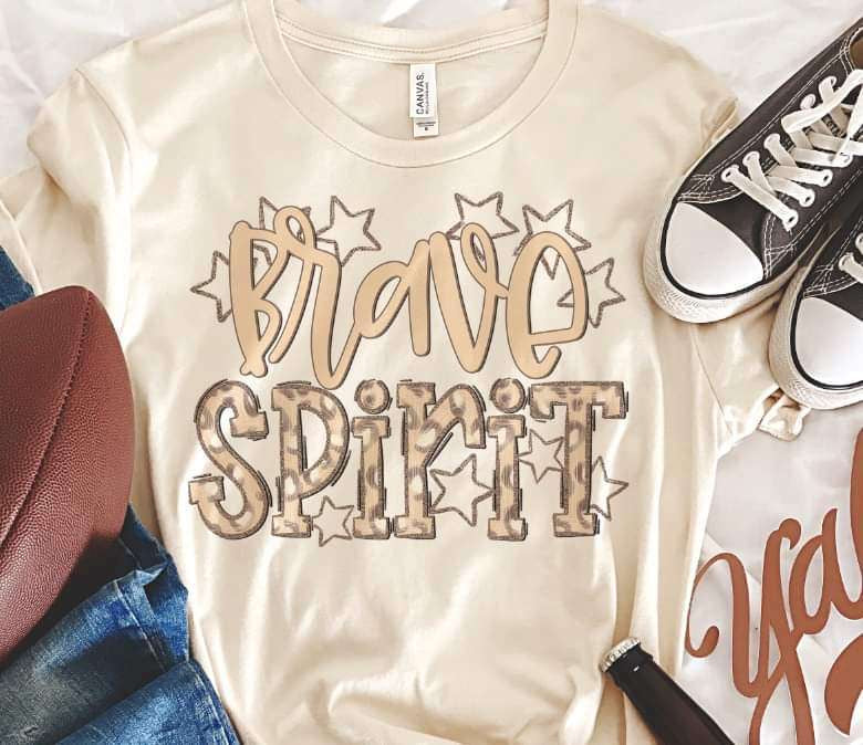 Brave spirit leopard (S&G) 33951 DTF transfer