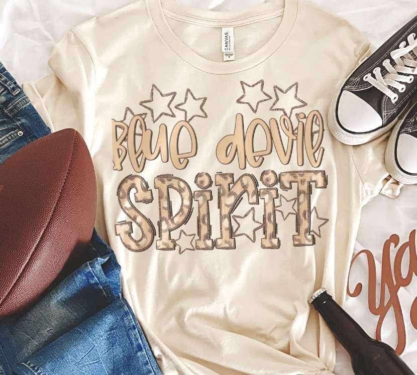 Blue devil spirit leopard (S&G) 33950 DTF transfer