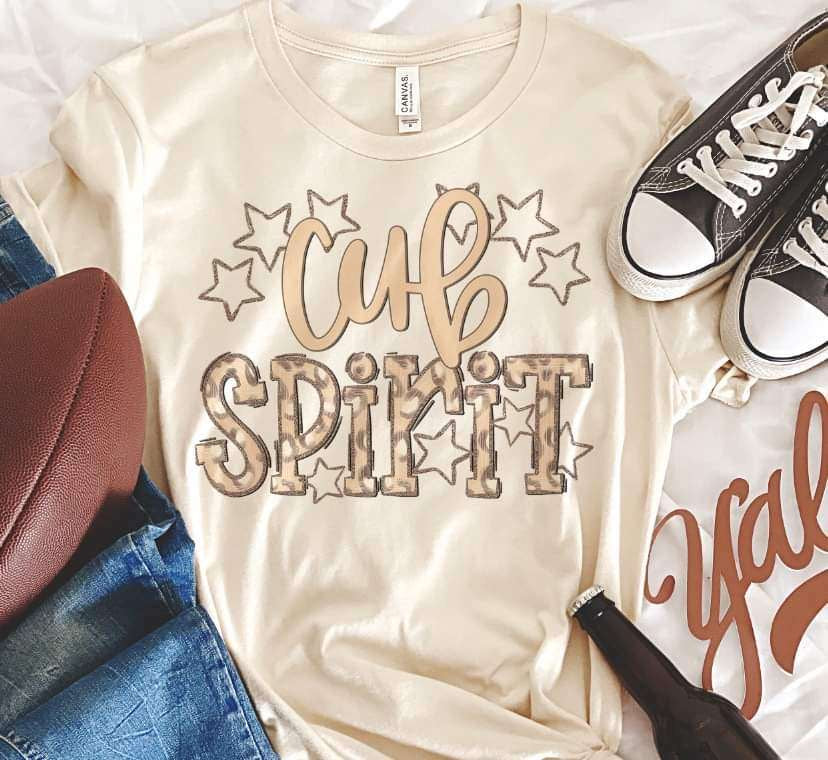 Cub spirit leopard (S&G) 33949 DTF transfer