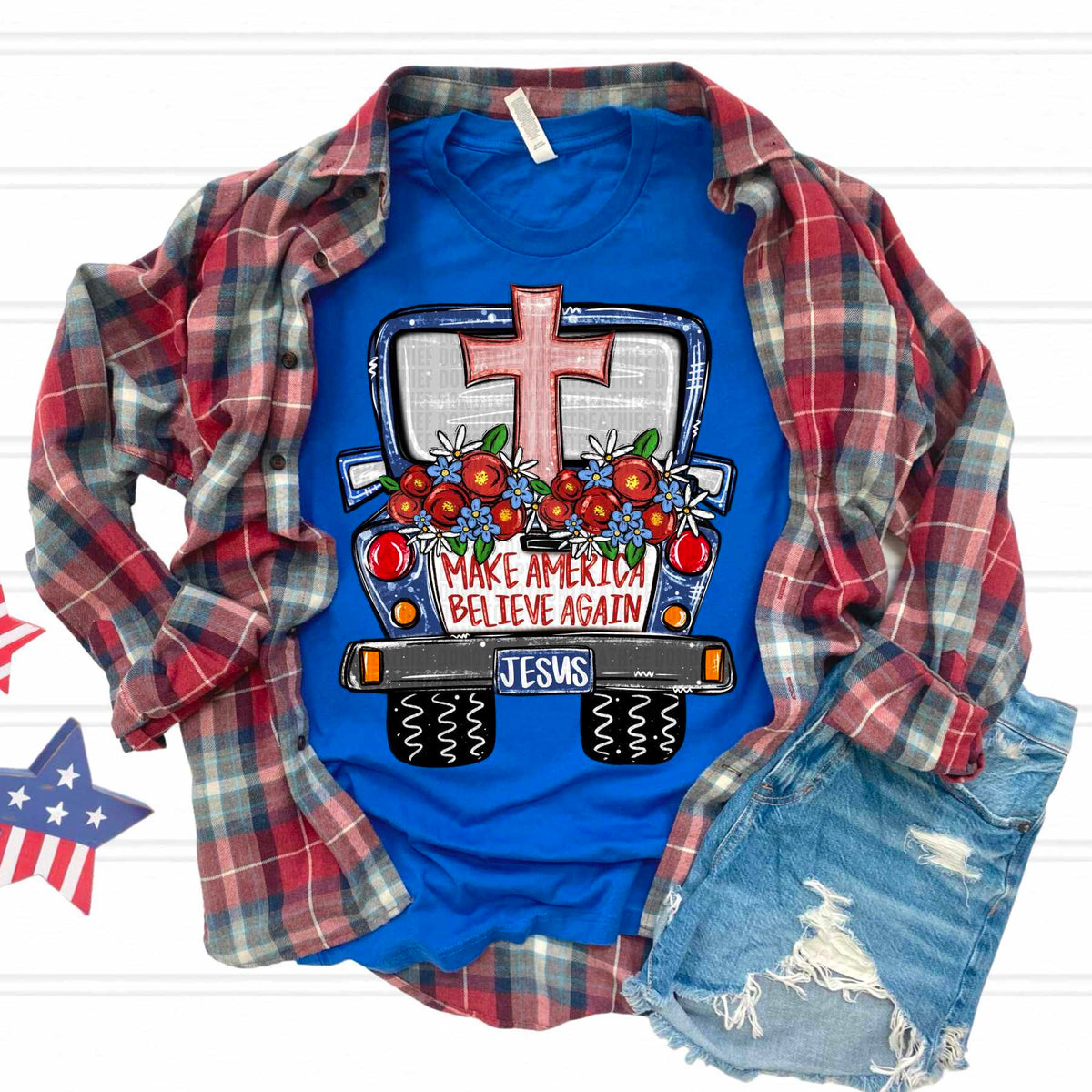 Make america believe again truck 33970 DTF transfer