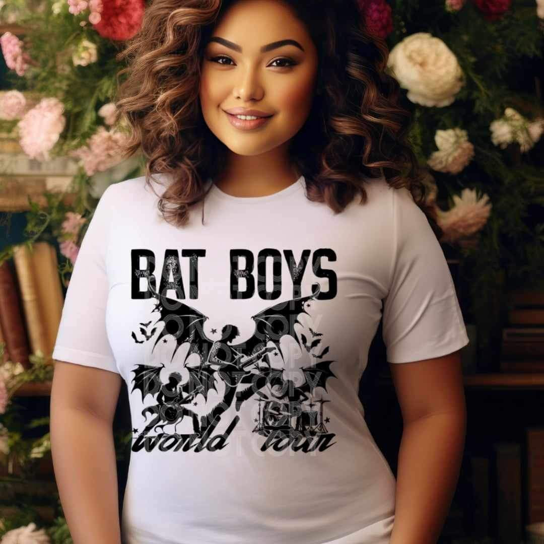 Bat boys world tour 25016 DTF transfer