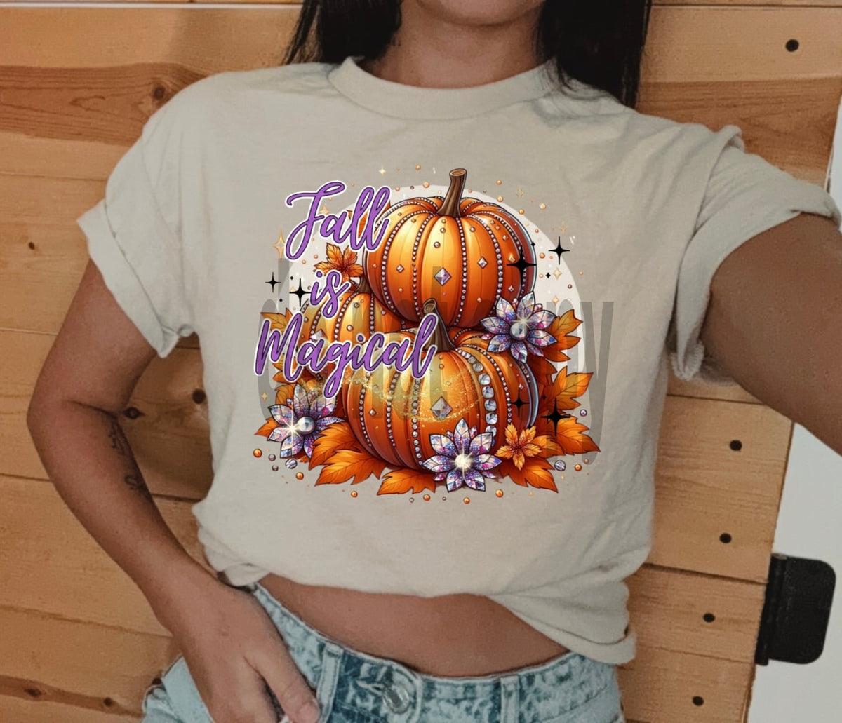 Fall is magical pumpkins 53747 DTF transfer