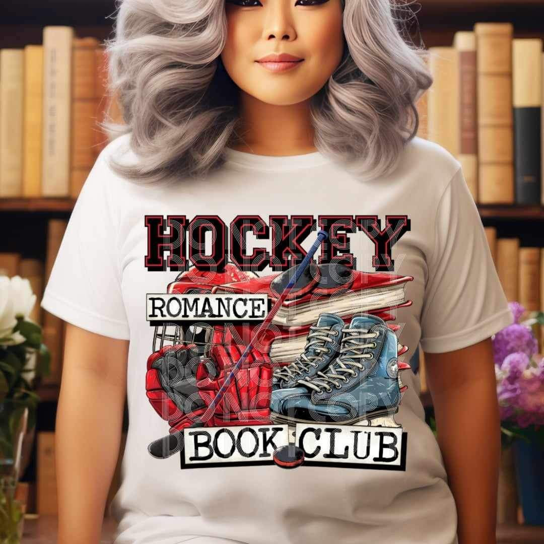 Hockey romance book club 25012 DTF transfer