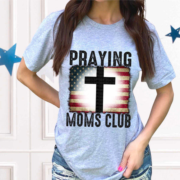 Praying moms club flag 33965 DTF transfer