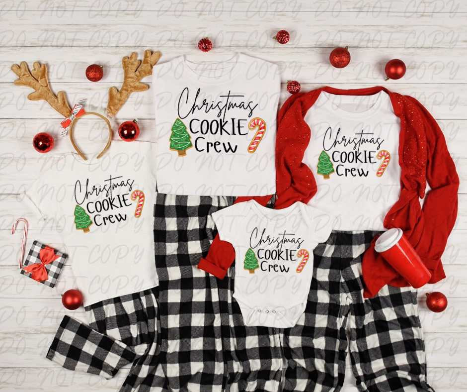 Christmas cookie crew (vintage) 67288 DTF transfer
