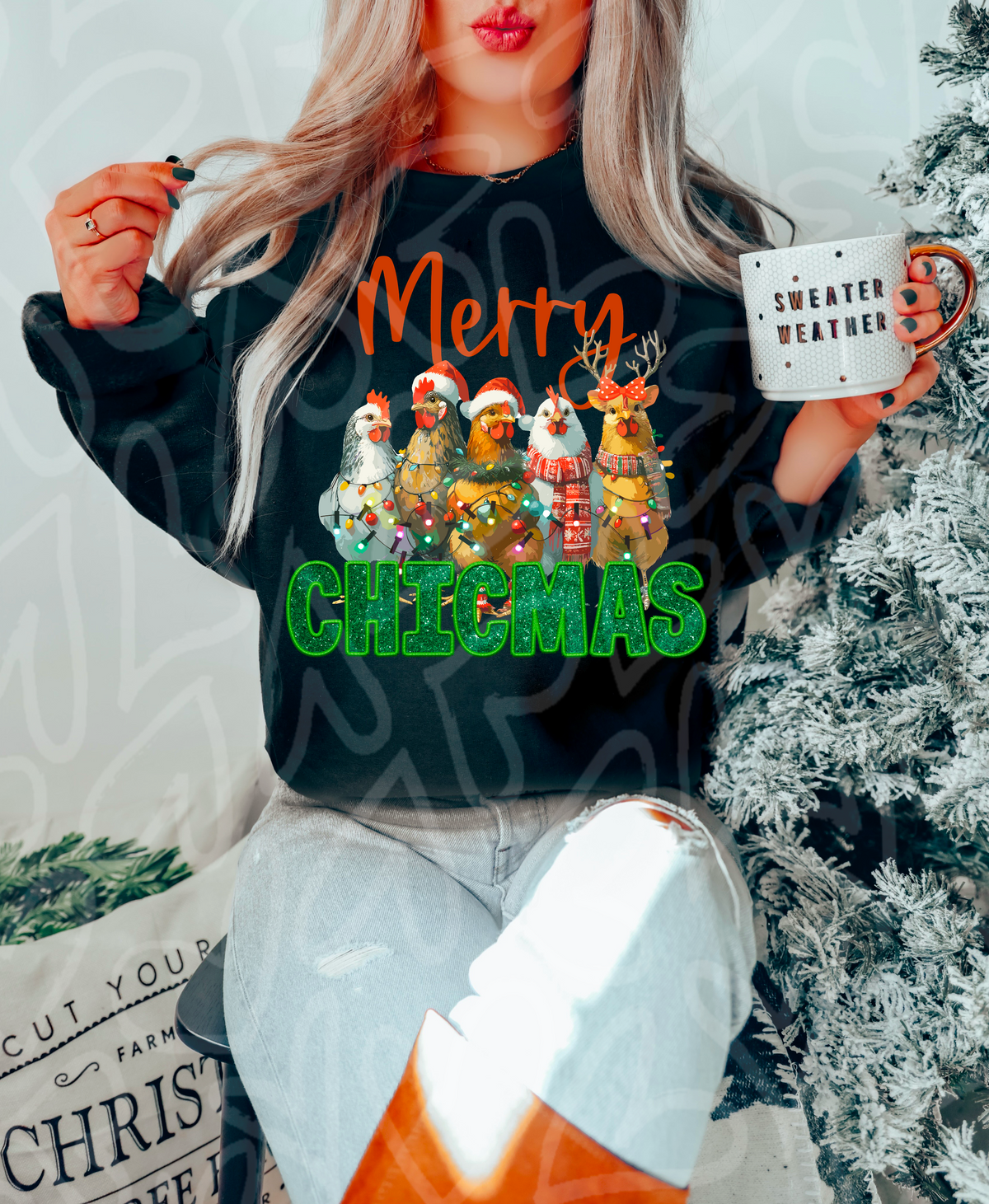 Merry chicmas (DDD) 67394 DTF transfer