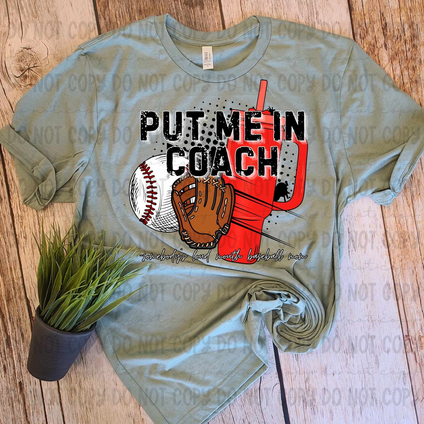 Put me in coach baseball (revelyou) 35008 DTF transfer