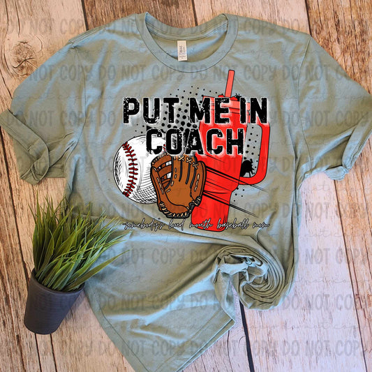 Put me in coach baseball (revelyou) 35008 DTF transfer