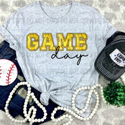 Game day softball black font (revelyou) 33997 DTF transfer