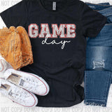 Game day baseball white font (revelyou) 33999 DTF transfer