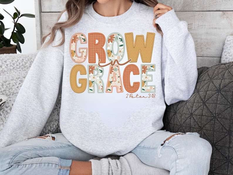 Grow in grace 35109 DTF transfer