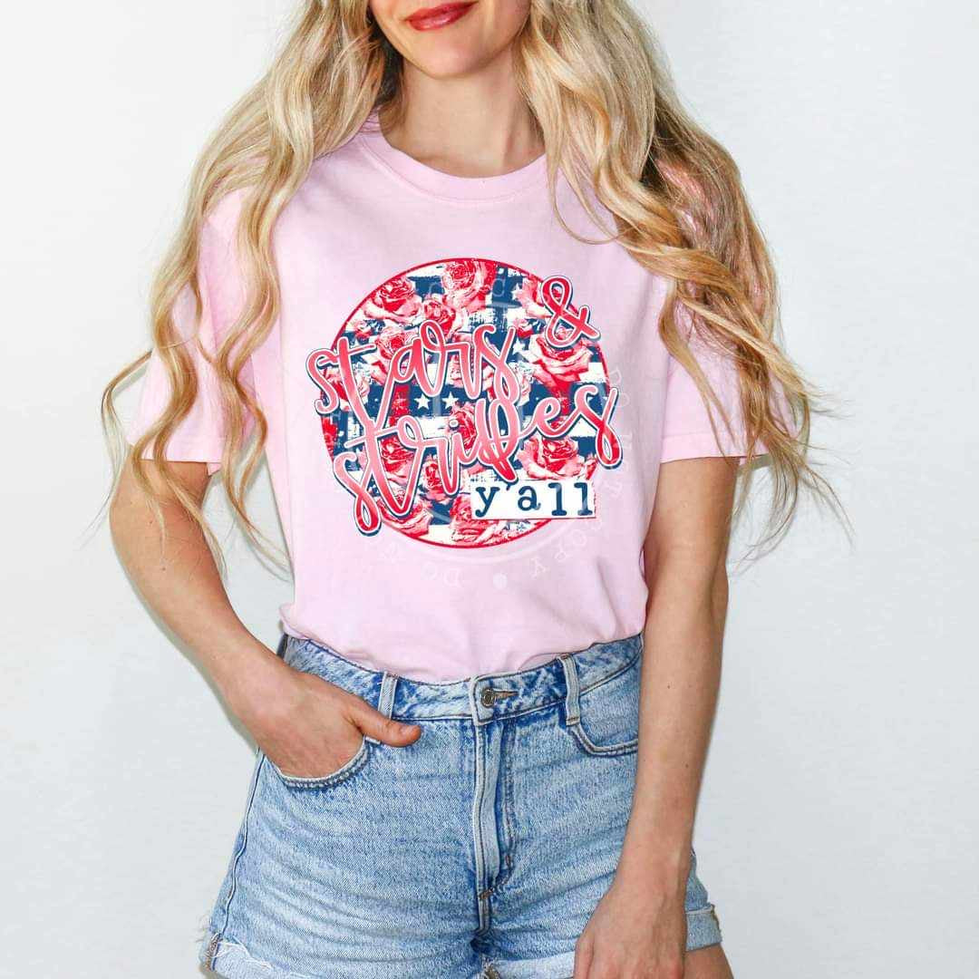Stars & stripes yall exlusive 35110 DTF transfer