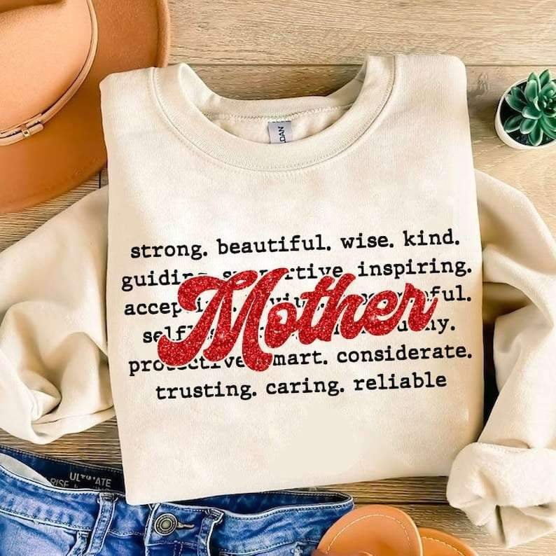 Mother strong beautiful wise kind 25160 DTF transfer