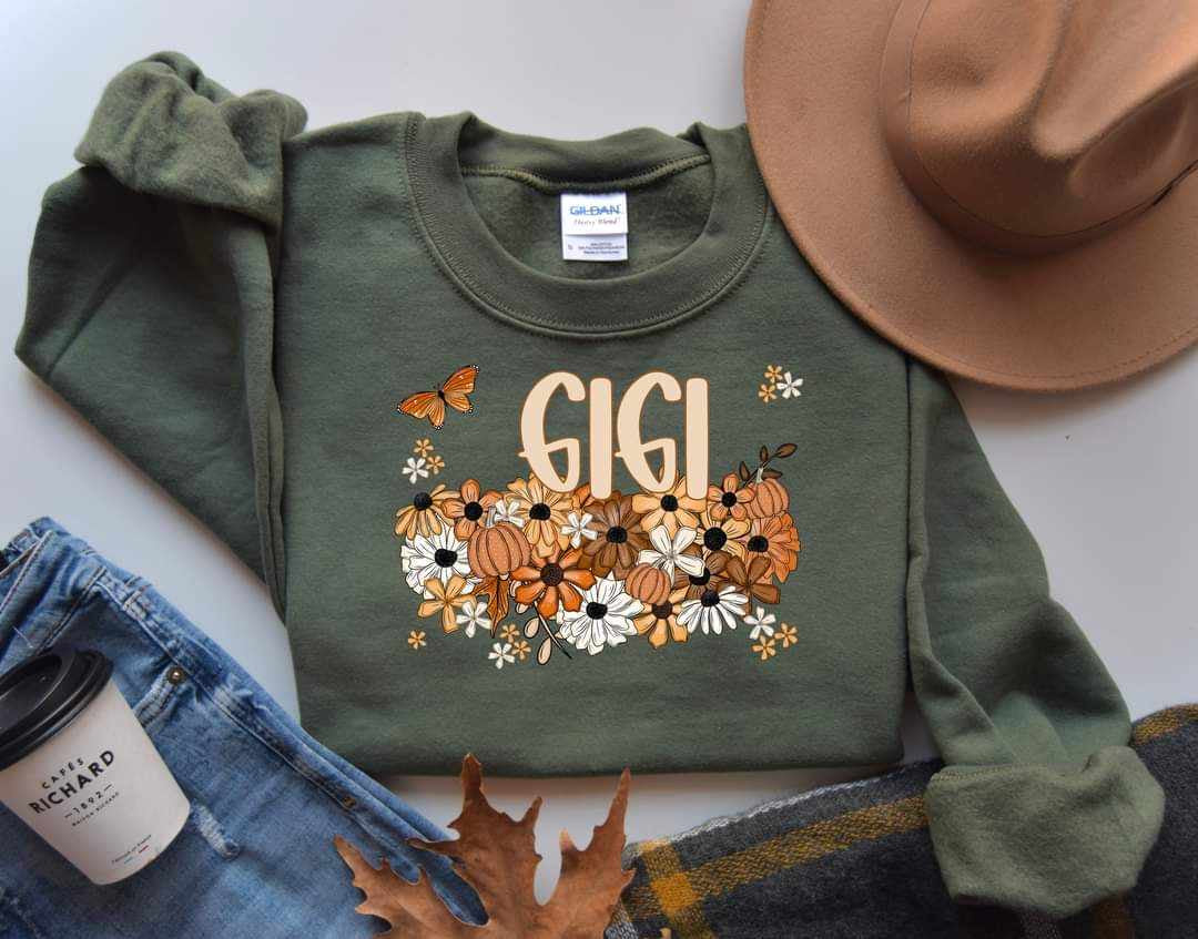 Gigi fall florals 53881 DTF transfer