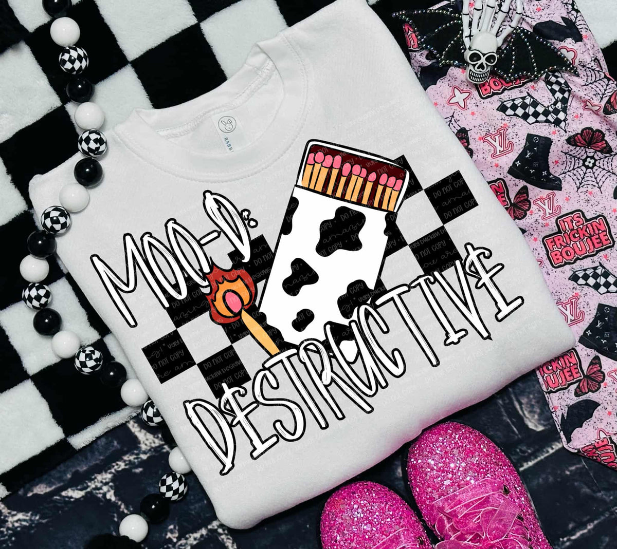 Mood Destructive matches (UD) DTF Transfer