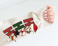 Ho Ho Ho Baseball Sleeve 30356 DTF TRANSFER