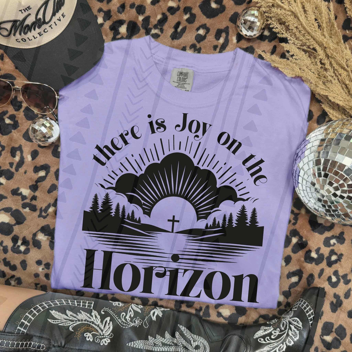 There is joy on the horizon BLACK TGG 113434 DTF Transfer