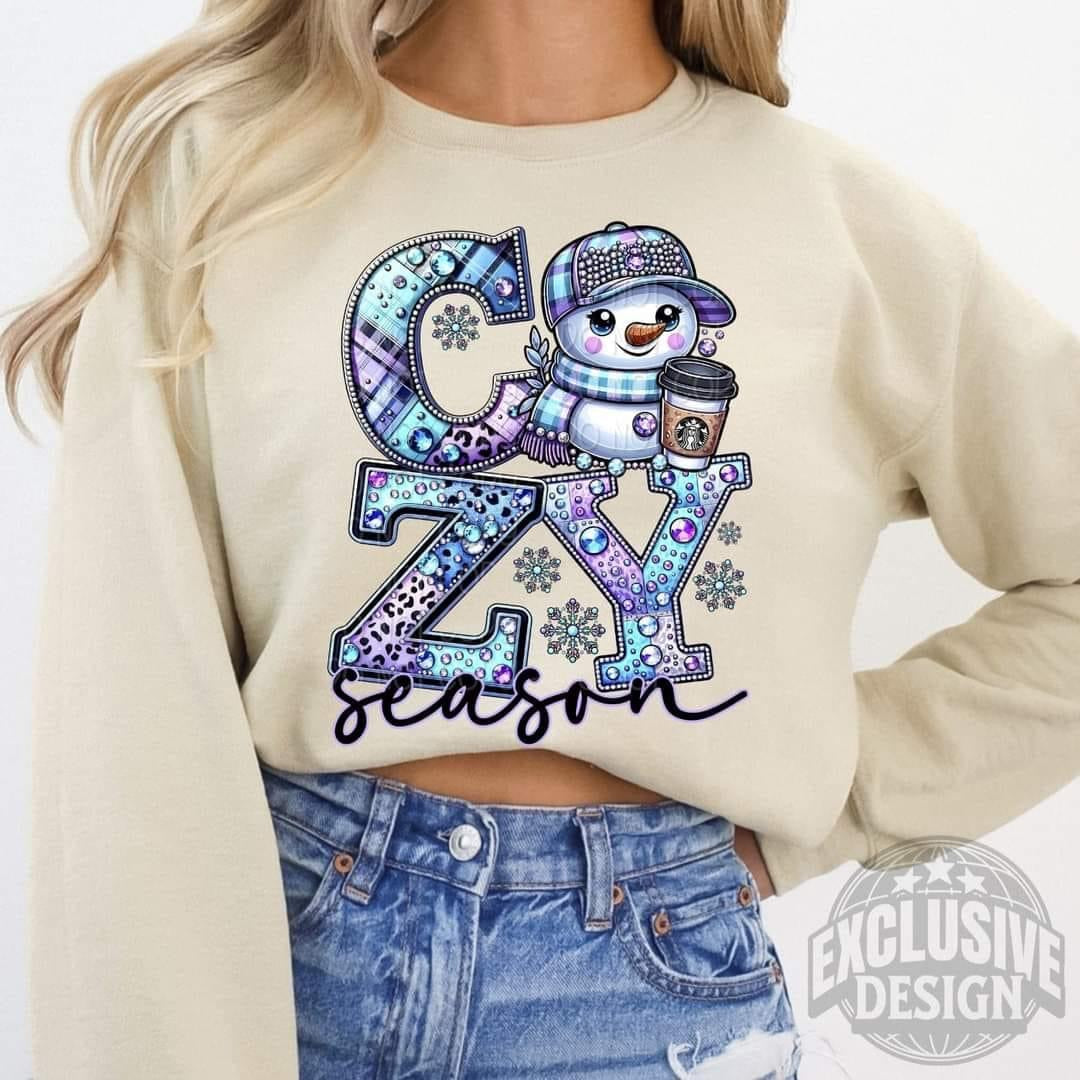 Cozy season exclusive 67560 DTF transfer