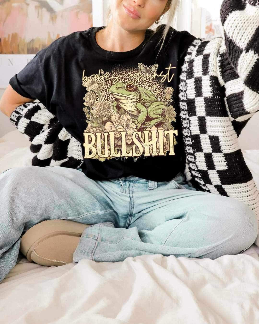 Babes against bullshit frog (LYTTLE) 25192 DTF transfer