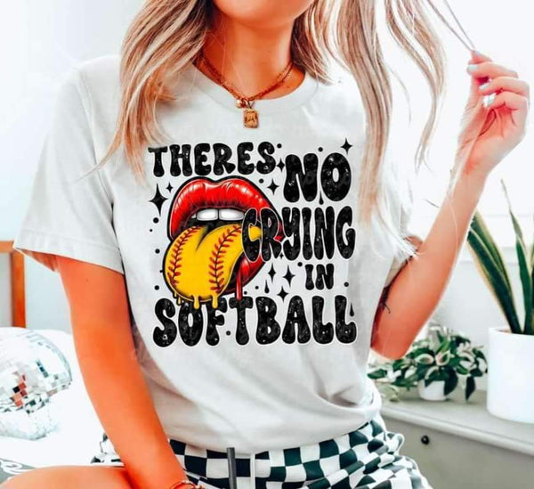 Theres no crying in softball (MMD) 25232 DTF transfer